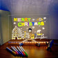🎄50% Rabatt🎁Kreatives wiederbeschreibbares Acryl-LED-Nachrichtenschild
