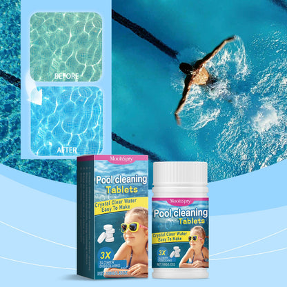 Pool-Reinigungstabletten für kristallklares Wasser