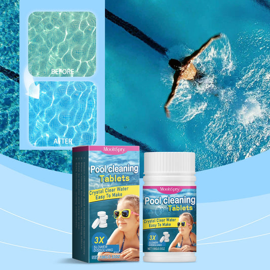Pool-Reinigungstabletten für kristallklares Wasser
