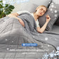 🛏️ NUR FÜR BEGRENZTE ZEIT: 50 % RABATT! 💥 Atmungsaktive, bedruckte, waschbare Sommer-Kühlbettdecke – beidseitig verwendbar, aus Q-Max-Gewebe, hypoallergen ✨