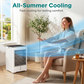 🌬️Tragbare, leise 3-in-1-Klimaanlage mit Ventilator✅Direktverkauf ab Werk⌛Begrenzte Stückzahl💥Bester Preis
