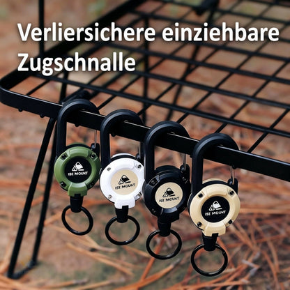 🏆Letzter Tag: 1 kaufen, 2 gratis dazu!🎁3-in-1 Multifunktions-Schlüsselanhänger mit Karabiner und ausziehbarem Jojo
