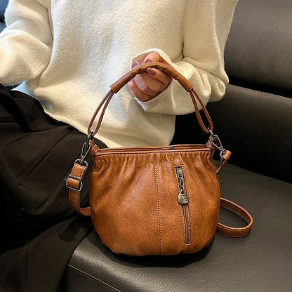 📢📢72 % Rabatt!! + PORTORFREI ab 2 Stück! ⏰👜✨ Lässige Plisseetasche aus weichem Leder ✨ – Praktische Beuteltasche mit Stil 💼 Leicht, langlebig & perfekt für den Alltag! 🌟