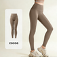 💗 Halara UltraSculpt High-Waist Leggings mit Raffung am Gesäß, Bauchkontrolle, formender Wirkung und Taschen – ideal fürs Training.