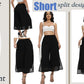 ✨Neuheit 2026!  heipeiwa Damen-Chiffonkleid, Strand-Palazzo-Hose mit weitem Bein und elastischem Bund