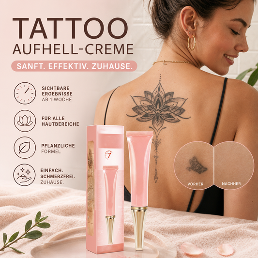 Sanfte, effektive und vielseitig einsetzbare Tattoo-Aufhellungscreme