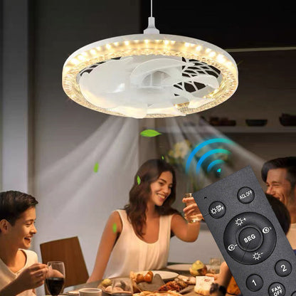 🌞Frühlingserwachen: 58% Rabatt!💡2-in-1 dimmbare Deckenventilatorlampe mit Fernbedienung – Leise, verstellbar und platzsparend