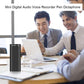 ✨🎅Weihnachtsangebote – Nur für kurze Zeit!⏰Mini Digital Audio Voice Recorder Pen Dictaphone