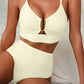 Damen Push-up Bikini mit hohem Bund
