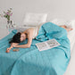 🛏️ NUR FÜR BEGRENZTE ZEIT: 50 % RABATT! 💥 Atmungsaktive, bedruckte, waschbare Sommer-Kühlbettdecke – beidseitig verwendbar, aus Q-Max-Gewebe, hypoallergen ✨