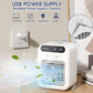 ❄️ 50% RABATT! 💧 Mini Air Cooler 3-in-1 – Kühlen, Befeuchten & Duftfunktion, Ideal für Büro & Schlafzimmer 🏠