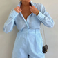 💕Eleganter Zweiteiler für Damen: Langarmshirt & Shorts