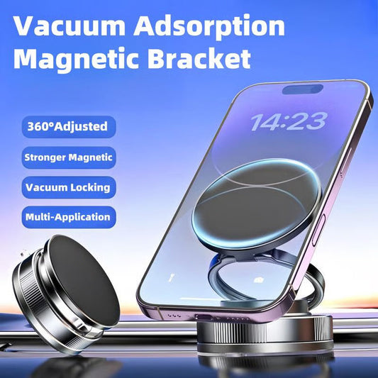 360° einstellbarer magnetischer Vakuum-Telefonhalter