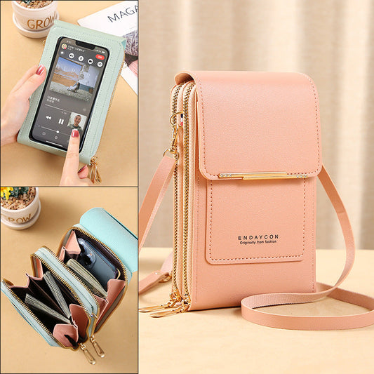 ✨️SONDERANGEBOT 2026👜 📱Damen-Umhängetasche mit Touchscreen – Smartphone-Ladefunktion, Diebstahlschutz & wasserabweisend