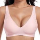 👙 40% RABATT!💕 Nahtloser, kabelloser Push-up-BH für Damen – Tiefes V