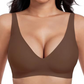 👙 40% RABATT!💕 Nahtloser, kabelloser Push-up-BH für Damen – Tiefes V