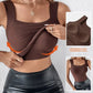 Damen Thermo-Tanktop mit U-Ausschnitt und integriertem BH