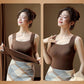Damen Thermo-Tanktop mit U-Ausschnitt und integriertem BH