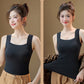 Damen Thermo-Tanktop mit U-Ausschnitt und integriertem BH