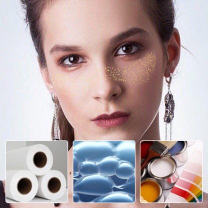 6 Stück Sommersprossen-Gesichts-Tattoo-Aufkleber