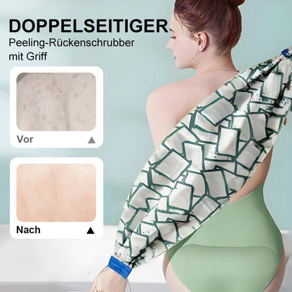 Doppelseitiger Peeling-Rückenschrubber mit Griff