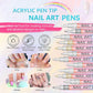 🎁Weihnachtsgeschenk🎄12-farbiger Profi-Nagellackstift-Set