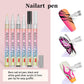 🎁Weihnachtsgeschenk🎄12-farbiger Profi-Nagellackstift-Set