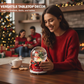 🎅🎁Weihnachtsgeschenke 🎉Weihnachts-Kristall-Schneekugel mit LED-Licht