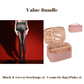 Vorteilspaket: 8D Oil-Sheen Rose Spitzenstrümpfe