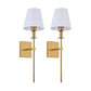 💡 60% RABATT! 🛋️ Klassische Wandleuchte mit Stoffschirm – Sanftes Ambiente, Einfache Montage & Perfekt für Wohn-/Schlafzimmer ✨
