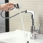 1-Loch-Badewasserhahn mit herausziehbarer Brause