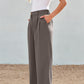 Lässige Hose mit hohem Bund und geradem Bein für Damen