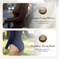 Langärmeliger Stretch-Body mit Rundhalsausschnitt für Damen