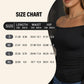 Langärmliges Slim-Fit-T-Shirt für Damen mit schulterfreiem Ausschnitt