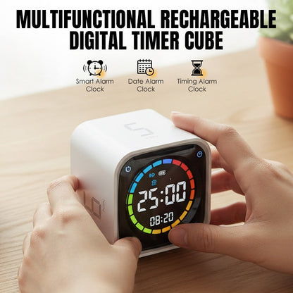 Multifunctional Rechargeable Digital Timer Cube