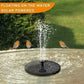Solarbetriebener schwimmender Springbrunnen