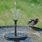 Solarbetriebener schwimmender Springbrunnen