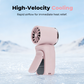 Tragbarer Clip-Ventilator mit LED-Anzeige