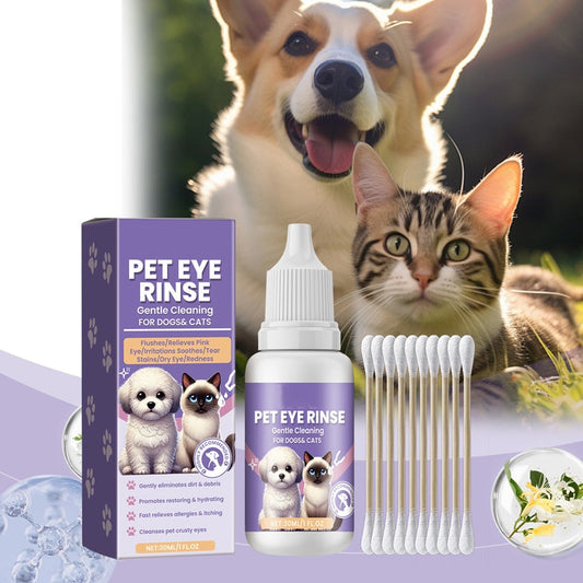 Sanfte Augenspülung für Hunde und Katzen