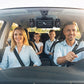 3-Kanal 1080P Dashcam mit drehbaren Linsen