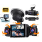 3-Kanal 1080P Dashcam mit drehbaren Linsen