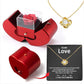 Halskette „To My Love“ – mit echter Rose – Geschenk für sie