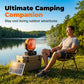 🌞 Tragbarer Solar-Campingventilator mit Nebelfunktion