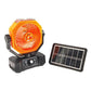 🌞 Tragbarer Solar-Campingventilator mit Nebelfunktion