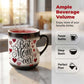 Wärmeaktivierte, farbwechselnde Tasse mit der Aufschrift „Best Mom Ever“