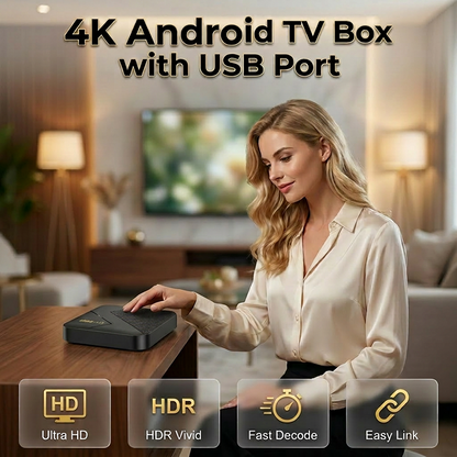 📢📢50 % Rabatt!! ⏰🚀 Leistungsstarke TV-Box mit WLAN & Bluetooth – verwandelt jeden Fernseher in einen Smart TV
