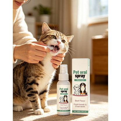 Sanftes Mundpflegespray für Haustiere