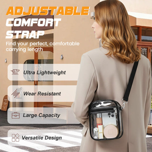 Transparente PVC-Kosmetiktasche für Damen