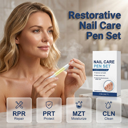 7-teiliges Set aus Nagelfeile und Nagelfeilen für verfärbte Nägel