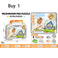 Kreatives 3D-Pilz-Steckpuzzle